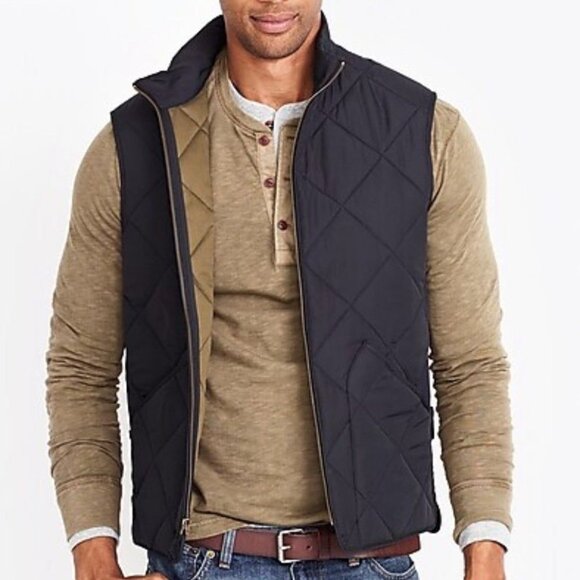 J. Crew Factory Quilted Vest - Picture 1 of 8